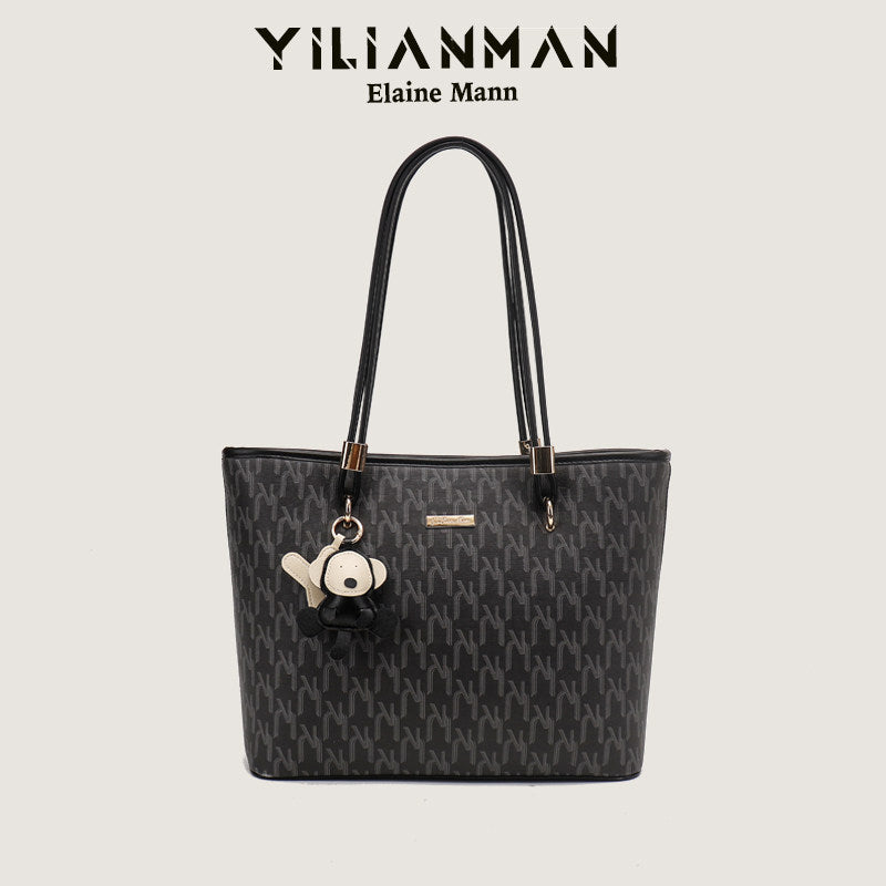 Women's New Arrival Niche Design Tote Bag, Minimalist Oversized Large Bag, Premium Texture Underarm Handbag & Top Handle Bag