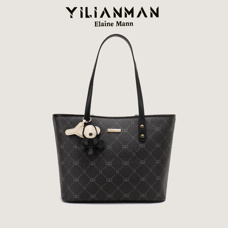Women's New Arrival Versatile Soft Underarm Tote Bag, Gentle Large Capacity Daily Commute Bag, Multi-purpose Shoulder & Top Handle Handbag for Work