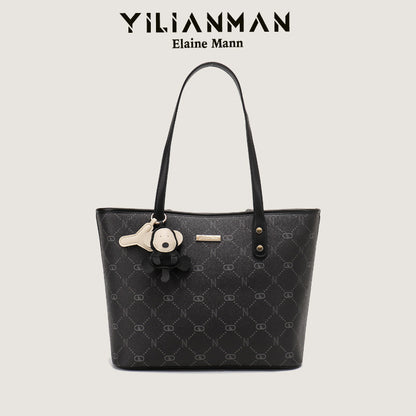 Women's New Arrival Versatile Soft Underarm Tote Bag, Gentle Large Capacity Daily Commute Bag, Multi-purpose Shoulder & Top Handle Handbag for Work
