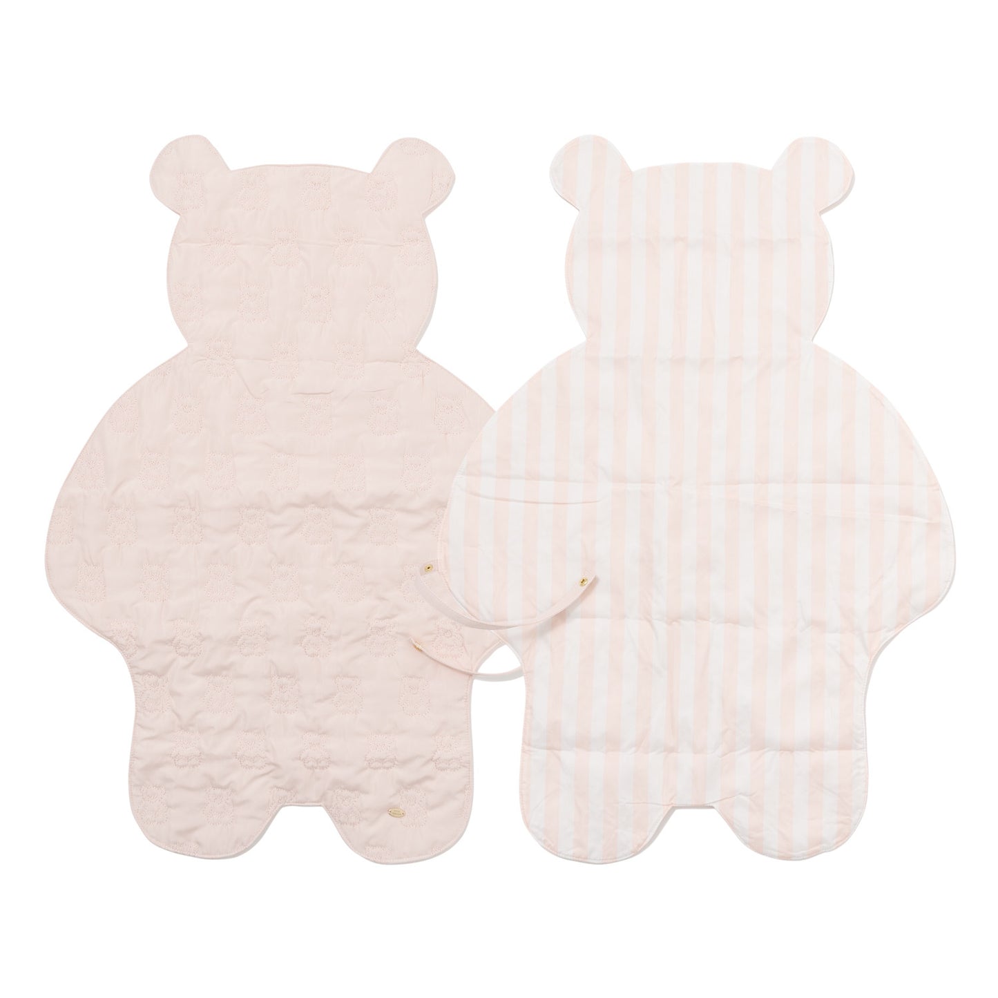 Adorable Teddy Bear Embroidered Baby Changing Pad - Foldable & Portable Travel Underpad for Infants