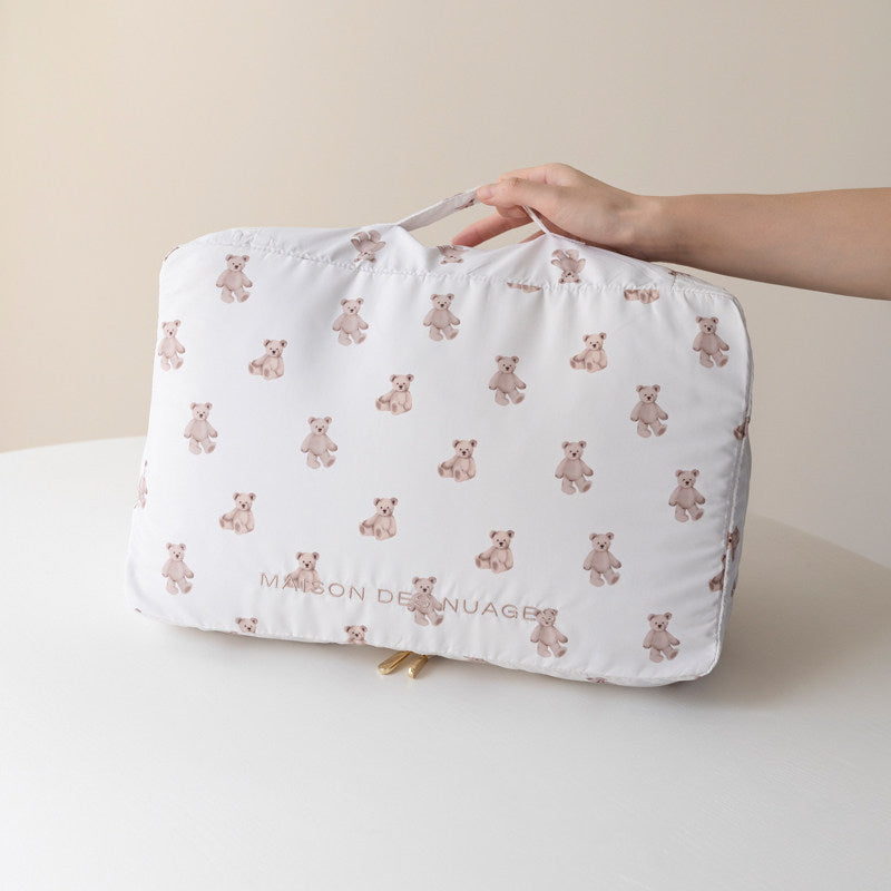 Soft, Cute and Adorable Cartoon Bear-Themed Travel Storage Set: Lightweight Storage Bags for Clothes and Underwear