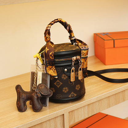 Women's Stylish Small Trendy Crossbody Bag, Spring & Summer Versatile Bucket Bag, Premium Texture Shoulder & Crossbody Handbag