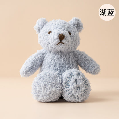 Cute & Adorable Fluffy Solid-color Little Bear Plush Doll | Baby Comfort Toy