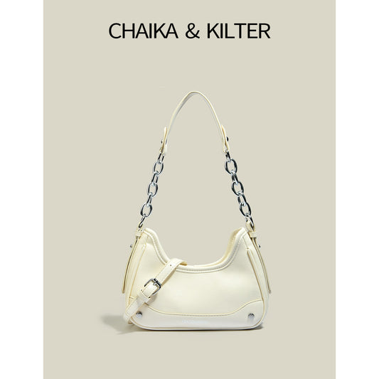 Women's Summer New Arrival Niche Minimalist Shoulder Bag, Stylish Premium Texture Daily Versatile Underarm Dumpling Bag, Fashion Casual Crossbody Dumpling Handbag for Summer