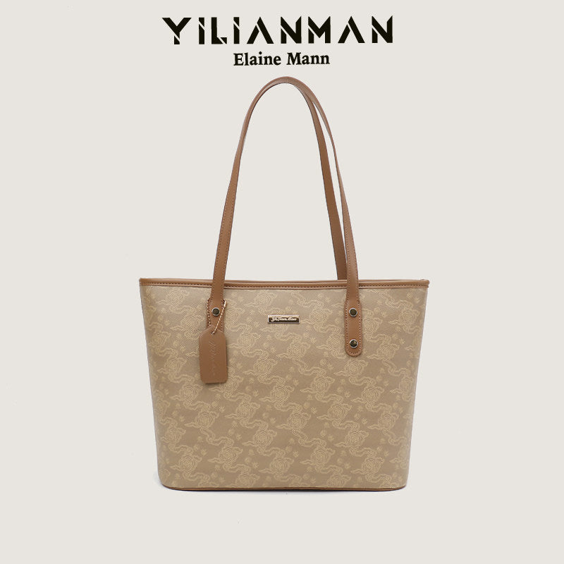 Versatile Daily Commute Spacious Tote Bag for Women, Large Capacity Red Shoulder & Top Handle Handbag, Roomy Large Bag for Work & Daily Use