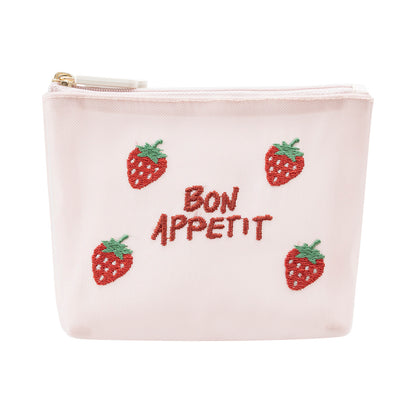 Fresh & Sweet Cute Lemon Strawberry Pineapple Pouch | Portable Tissue & Sanitary Pad Bag