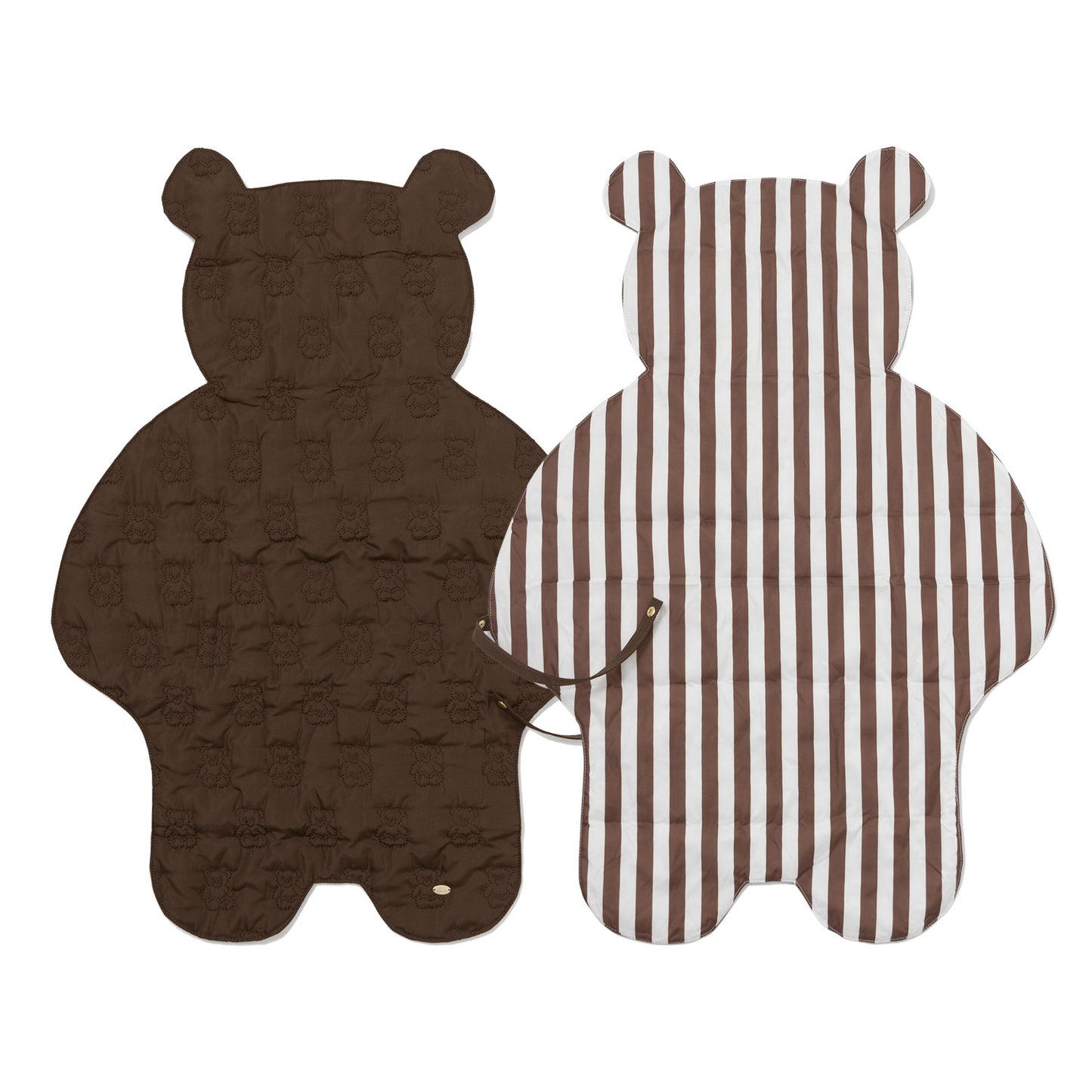 Adorable Teddy Bear Embroidered Baby Changing Pad - Foldable & Portable Travel Underpad for Infants