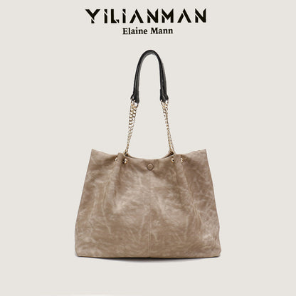 Women's Niche Unique Design Tote Bag, Large Capacity Daily Commute Bag, Versatile Underarm, Top Handle & Single Shoulder Bag