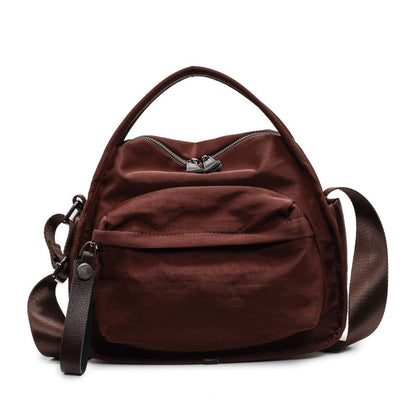 Niche Unique Vintage Casual Handbag for Women, Oxford Cloth Lightweight Shoulder Bag & Crossbody Bag
