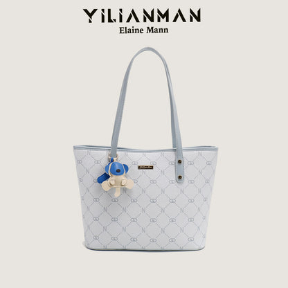 Women's New Arrival Versatile Soft Underarm Tote Bag, Gentle Large Capacity Daily Commute Bag, Multi-purpose Shoulder & Top Handle Handbag for Work