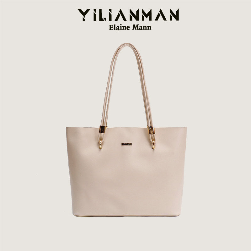 Women's Niche Design Underarm Commute Tote Bag, Large Capacity Daily Handbag, Versatile Shoulder & Top Handle Bag for Work & Commute