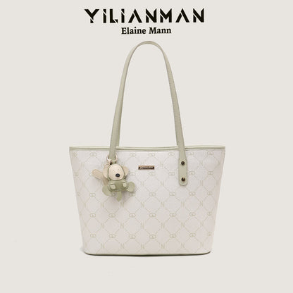 Women's New Arrival Versatile Soft Underarm Tote Bag, Gentle Large Capacity Daily Commute Bag, Multi-purpose Shoulder & Top Handle Handbag for Work