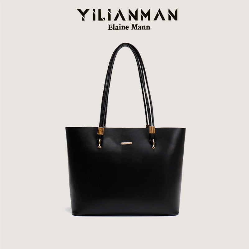 Women's Niche Design Underarm Commute Tote Bag, Large Capacity Daily Handbag, Versatile Shoulder & Top Handle Bag for Work & Commute