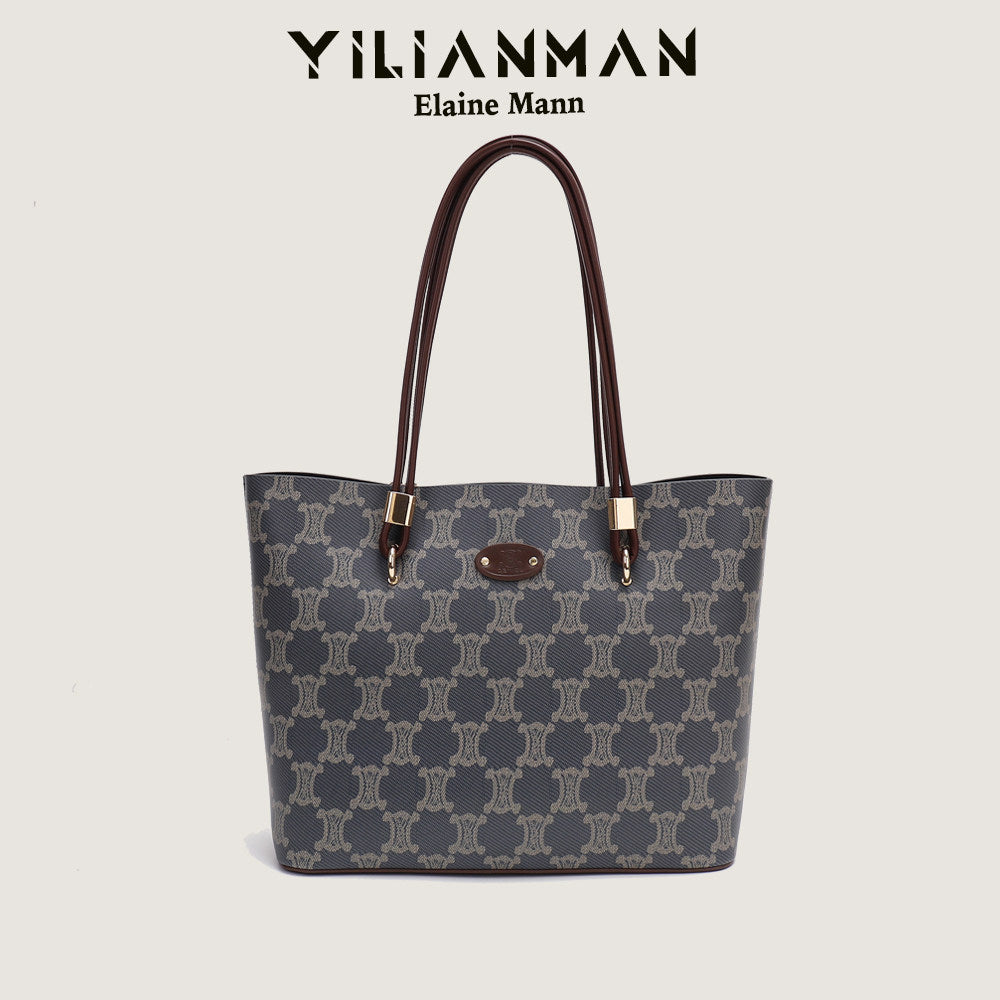 Women's Niche Design Underarm Commute Tote Bag, Large Capacity Daily Handbag, Versatile Shoulder & Top Handle Bag for Work & Commute