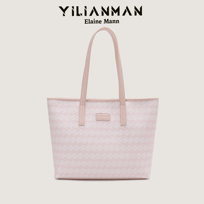 Women's Versatile Daily Commute Spacious Tote Bag, Large-Capacity College Book Bag for Students, Multi-Purpose Shoulder & Top Handle Handbag