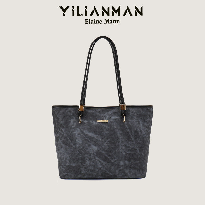 Women's Niche Design Underarm Commute Tote Bag, Large Capacity Daily Handbag, Versatile Shoulder & Top Handle Bag for Work & Commute