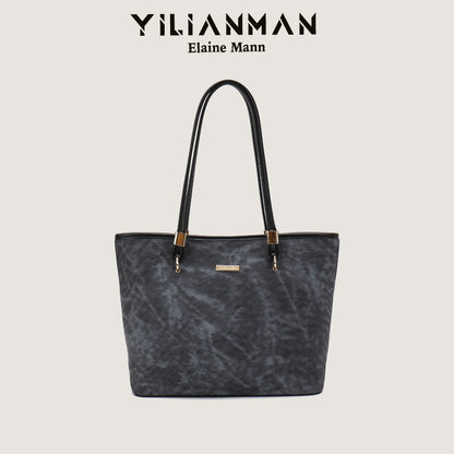 Women's Niche Design Underarm Commute Tote Bag, Large Capacity Daily Handbag, Versatile Shoulder & Top Handle Bag for Work & Commute